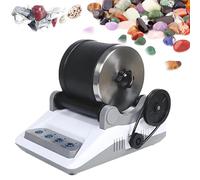 Electric Rock Tumbler Kit with Timer, Detachable Polisher for DIY Gemstones, Ideal for Adults and Kids Hobby