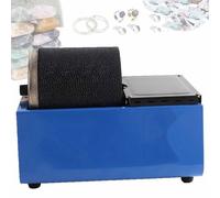 Electric Rock Tumbler Machine, Professional Tumbling with Leakproof Rubber Barrel, Durable & Quiet Motor for Crystals, Stone, Glass Polishing
