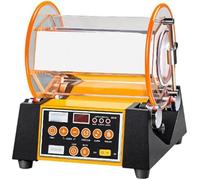 Electric Rock Tumbler Polisher with Digital Display, Adjustable Speed and Time for Polishing Gold, Silver, and Jade