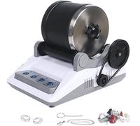 Electric Rock Tumbler with 7-Day Timer, for Jewelry Making and Gem Polishing