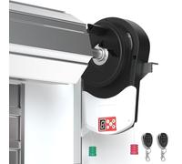 Electric Roller Door Opener with Remote Control - Automatic Operation for Garage, Warehouse, and Barn Security