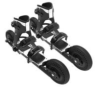 Electric Roller Skates - Two Wheel Skating Shoes, 25 km/h Speed, Suitable for Outdoor Use, Flexibility for Shoe Length 27-33 cm, Orange