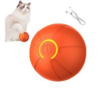 Electric Rolling Ball - Intelligent Bouncing Busy Ball | Removable Automatic Rolling Ball, Rechargeable Bouncing Busy Ball With Light For Small/Medium Pets
