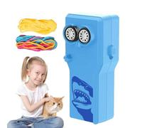 Electric Rope Launcher Toy - Handheld Thruster Machine Random Color String | Propeller, Defying Loop Shooter, Funny Stress Relief Gift for Kids Pets