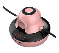 Electric Rope Skipping Machine, Smart Jump With LED Display Counter And Remote Control, 1-10 Speed Level Adjustment And Rechargeable, For Family, Office, Gym, Indoor, Outdoor(Pink)