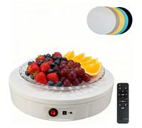 Electric Rotating Display Stand, 360° Rotatable Turntable with Remote Control,100KG Load-Bearing Capacity, Suitable for Product Display, live Broadcast, Photography