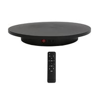 Electric Rotating Turntable, Low Noise 42cm Diameter Rotating Display Stand 360 Degree Rotating Adjustable Rotation Modes with Remote Control for Photo Displays (GB Plug)