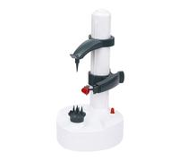 Electric Rotato Peeler Multifunction Stainless Steel Fruit Vegetable Peeling Machine Automatic Potato Apple Peeler Cutter Apple Paring Machine Kitchen Peeling Tool [1 Adapter 2 Extra Blades]