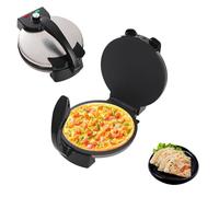 Electric Roti Maker, 2000W Automatic Chapati Machine, Non-Stick | 12-inch dual-heated non-stick plates with indicator lights for safe, hands-free flatbread making at home
