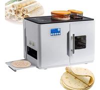 Electric Roti Maker - Full Automatic Flatbread Tortilla Machine for Perfect Puffy Roti, One-Click Dough to Cook Process