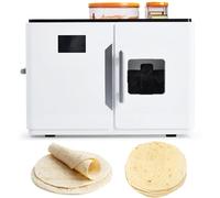 Electric Roti Maker - Fully Automatic Chapati & Pancake Machine, One-Key Operation, Makes 20 Flatbreads at Once, Adjustable Thickness for Perfect Rotis & Parathas