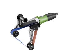 Electric Round Tube Polisher, 800W Metal Rust Removal Belt Machine, Even Grinding/270° Grinding/Maximum Tube Diameter: 180mm/belt Speed: 2.4-9.1m/s, for Polishing
