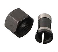 Electric Router Accessories M15 Screw Nut and Collet Chuck, 2pcs for Trimming and Engraving Machines (8mm)