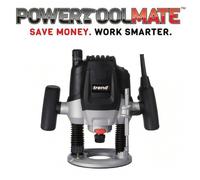 Electric Router Variable Speed Cutter Carpentry Workshop 240V T7EK Trend Tools