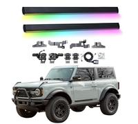 Electric Running Boards Compatible for Ford Bronco 2022-2025 2Door with Light, SUV, Off-Road & Pickup Trucks - Retractable Truck Steps & Nerf Bars(SINGLE-BEAM)