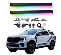 Electric Running Boards Compatible for Ford Everest 2016-2025 6brackets with Light, SUV, Off-Road & Pickup Trucks - Retractable Truck Steps & Nerf Bars(SINGLE-BEAM)