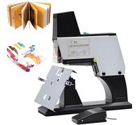 Electric S-Addle Stapler, 9-Speed Desktop Automatic Rapid Stapler Binder Machine, Adjustable Thickness 100mm, 1-9 Levels of Intensity, Heavy Book Binding,Singlehead