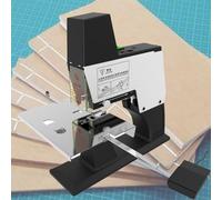 Electric Saddle Stapler, Automatic Binding Machine with Foot Pedal for Flat & Vertical Binding, Efficient Document Handling