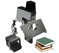 Electric Saddle Stapler for 2-30 Sheets, Adjustable Binding Pressure up to 9 Levels with Foot Switch, Ideal for Heavy Book Binding and Office Use