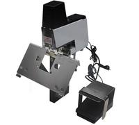 Electric Saddle Stapler, Rapid Pedal Stapler, Binds 2-50 Sheets, Adjustable Thickness, Depth Up to 100mm, 1-9 Intensity Levels for Flat and Saddle Binding