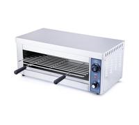 Electric Salamander Grill, 2000W Salamander Oven Cheese Melter, 240V 3Heights Adjustable, 15 Minute Timer With Bell