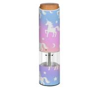 Electric Salt and Pepper Grinde Blue and Pink Gredient Unicorns Silhouette
