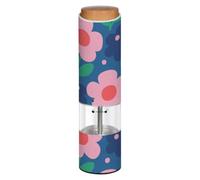 Electric Salt and Pepper Grinde Cartoon Cute Pink Blue Flowers