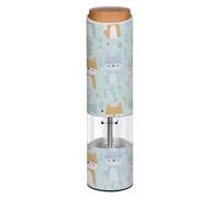 Electric Salt and Pepper Grinde Cute Cartoon on The Prairie Fox