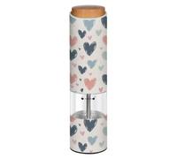 Electric Salt and Pepper Grinde Pink and Blue Heart