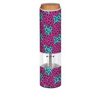 Electric Salt and Pepper Grinde Pink Blue Leopard Print