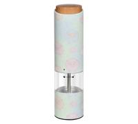 Electric Salt and Pepper Grinde Pink Blue Sheep and Clouds