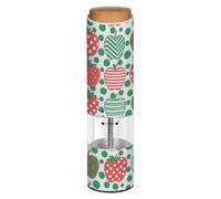Electric Salt and Pepper Grinde Red and Green Polka Dot Apples