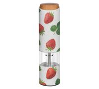 Electric Salt and Pepper Grinde Red Strawberry Mint