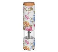 Electric Salt and Pepper Grinde Romantic Blue and Pink Roses