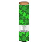 Electric Salt and Pepper Grinde St. Patrick's Green Clover