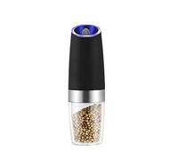 Electric Salt and Pepper Grinder Automatic Salt and Pepper Grinder with LED Light, Battery Operated, Adjustable Coarseness, Large Capacity, for Home Kitchen BBQ