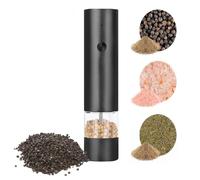 Electric Salt and Pepper Grinder, USB Rechargeable Salt and Pepper Shakers with Dust Cover - Adjustable Coarseness One-Button Control Salt Grinder Refillable Kitchen Appliances for Dining