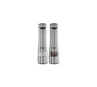 Electric Salt and Pepper Mill Set, Adjustable Mill - Brushed Steel 23460-56