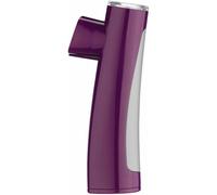Electric Salt & Pepper Grinder - Automatic Gravity Mill with Stainless Steel Body & Ceramic Mechanism | Battery Operated, Adjustable Coarseness, Clear Viewing Window Salt, Pepper & Spices (Purple)
