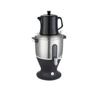 Electric Samovar Tea Maker 6L, Stainless Steel Double Pot Kettle with Keep Warm Function and Boil-Dry Protection for Coffee and Scented Tea