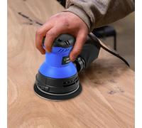 Electric Sanders for Wood with Detachable Dust Bag, 300W Random Orbital Sander with 6 Variable Speeds, 125mm 15 Sandpapers, Hand Sander Tool, Plam Sanding Machine for Sanding, Polishing, Woodworking