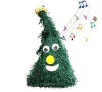 Electric Santa Hat - Electric Animated Dancing Music Toy,LED Light Electric Tree LED Toy Musical Decorations for Bedroom Rear Control