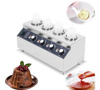 Electric Sauce Warmer, Salad Dressing Insulation & Melting Equipment, 0-85℃ Adjustable, Fudge Cheese Warmer Dispenser, for Families, Restaurants