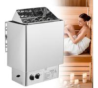 Electric Sauna Heater, 9KW Dry Steam Stove with Internal Controller & Timer for Home Spa and Hotel Bathroom Use, 220V