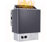 Electric Sauna Heater, Stainless Steel Stove with Timer & Adjustable Temperature for Home Spa Steam Bath