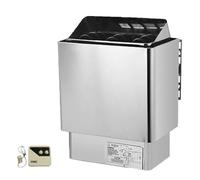 Electric Sauna Stove, Wall-Mounted Heater with Built-in Controller, Adjustable Temp & 3h Timer, 3KW Dry Steam Appliance for Hotel Spa & Shower