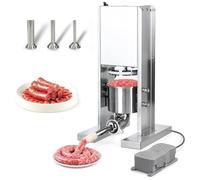 Electric Sausage Filler, Vertical Meat Stuffer with Foot Pedal Control