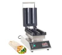 Electric Sausage Roll Maker, Commercial Egg Roll Machine with Temperature Control for Snack Bars and Food Trucks, Efficient Cooking for Delicious Snacks