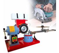 Electric Saw Blade Sharpener, Dry Wet Grinder Machine, Angle Mill Grinder with Water Injection Switch for Wood and Plastic, 250W