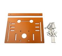 Electric Saw Guide Rail Plate 28x25cm Phenolic Resin Base 0-19cm Cutting Range for 4-Inch Motor Woodworking Straight Cuts